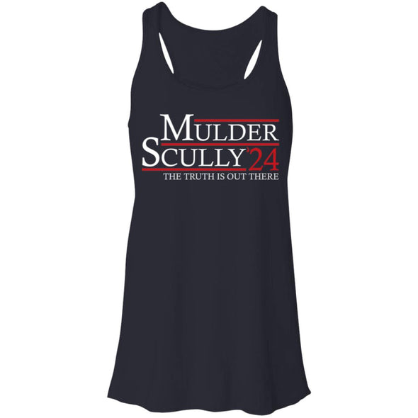 Mulder Scully 24 Flowy Racerback Tank