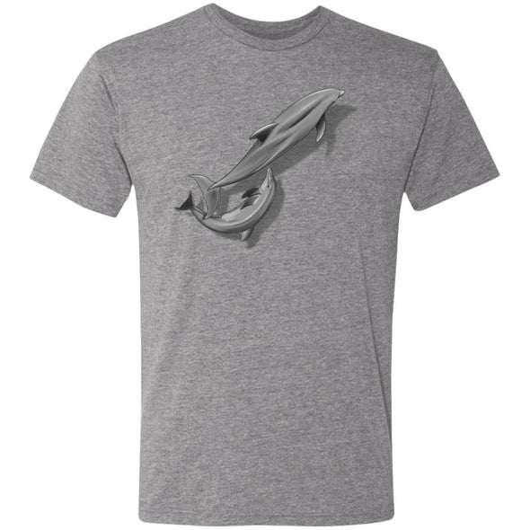 Dolphins Shadow Premium Triblend Tee