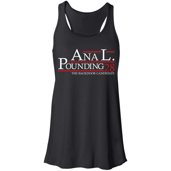 Anal Pounding 28 Flowy Racerback Tank