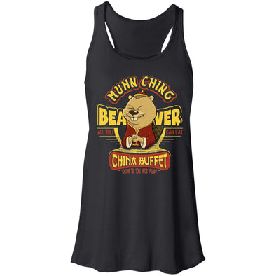 Muhn Ching Beaver Buffet Flowy Racerback Tank