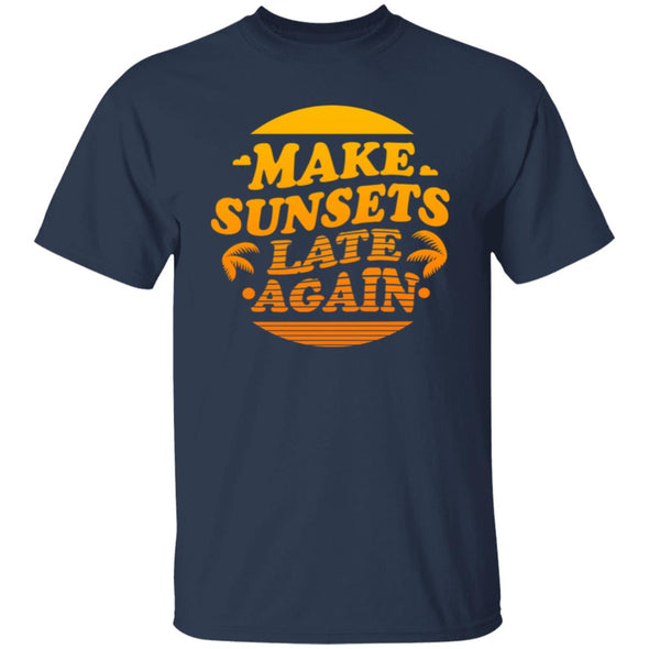 Make Sunsets Late Again Cotton Tee