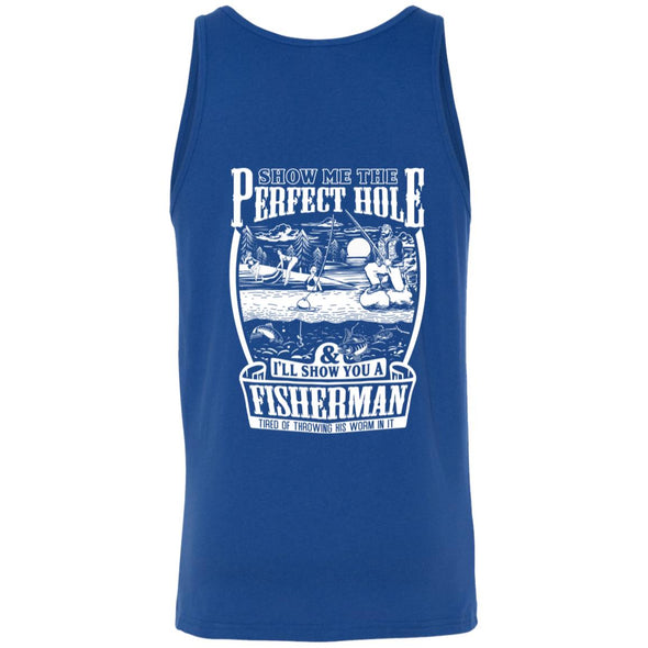 Perfect Fishing Hole Tank Top (BACK PRINT)