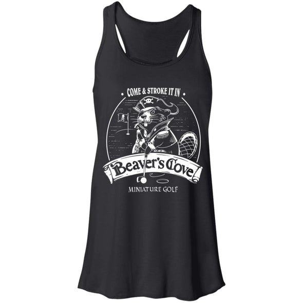 Beaver Cove Mini Golf Flowy Racerback Tank