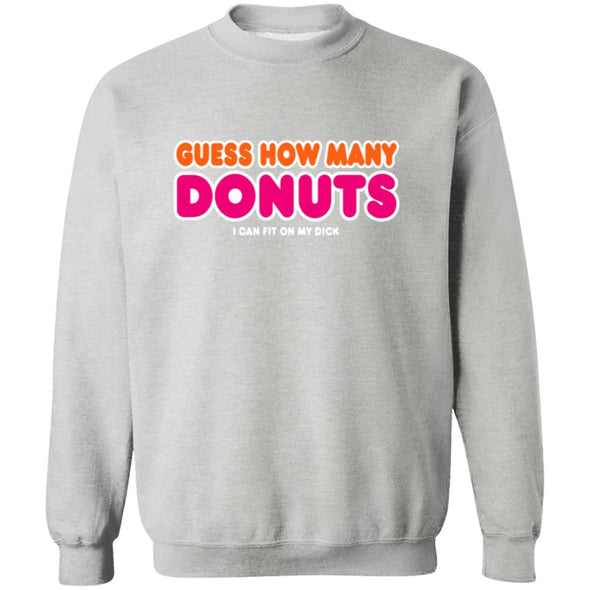 How Many Donuts? Crewneck Sweatshirt