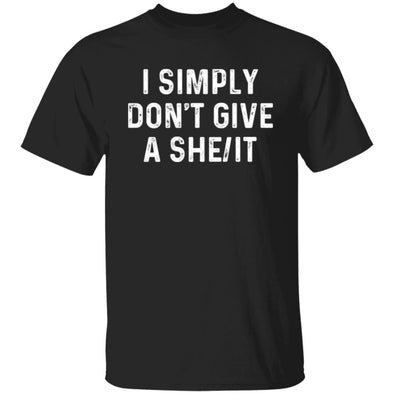 Don't Give A She/It Cotton Tee