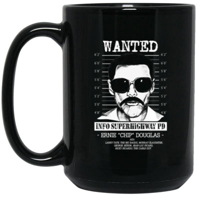 Cable Guy Wanted Black Mug 15oz (2-sided)