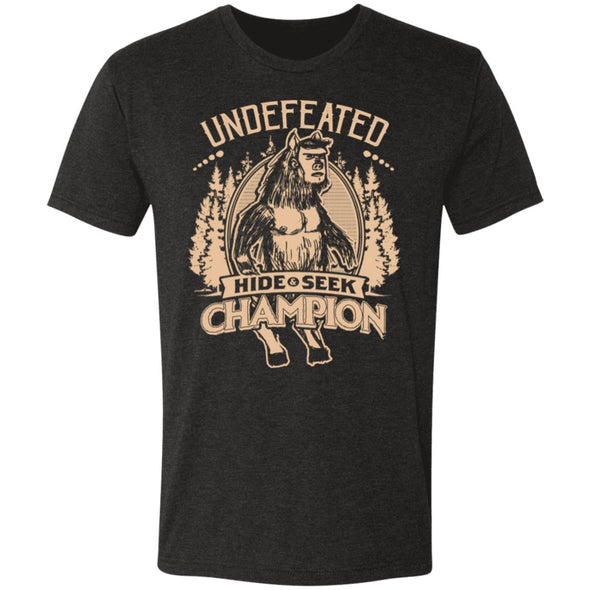 Undefeated Man Bear Pig Premium Triblend Tee