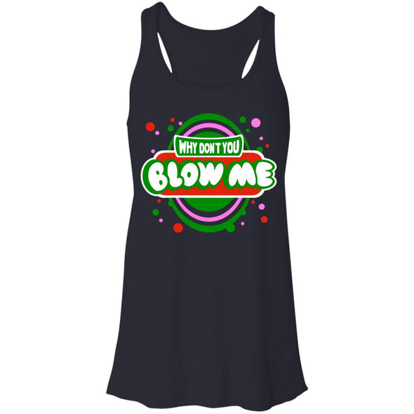 Blow Me Lollipop Flowy Racerback Tank