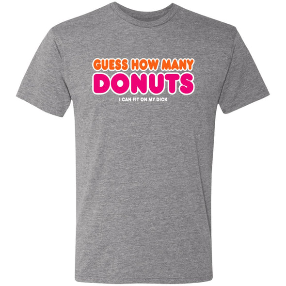 How Many Donuts? Premium Triblend Tee