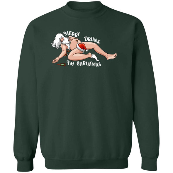 Merry Drunk Christmas Crewneck Sweatshirt