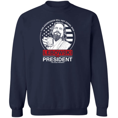 Lebowski For President Crewneck Sweatshirt