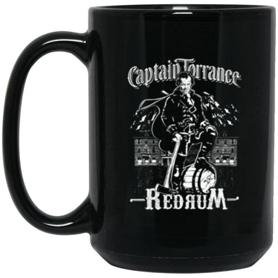 Captain Torrance Red Rum Black Mug 15oz (2-sided)