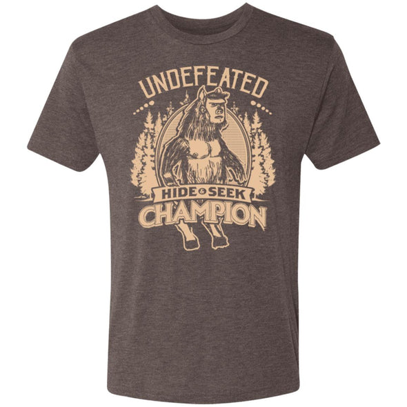 Undefeated Man Bear Pig Premium Triblend Tee