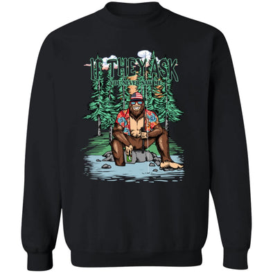 Bigfoot Fishing Crewneck Sweatshirt