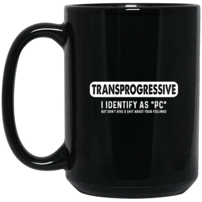 Transprogressive Black Mug 15oz (2-sided)