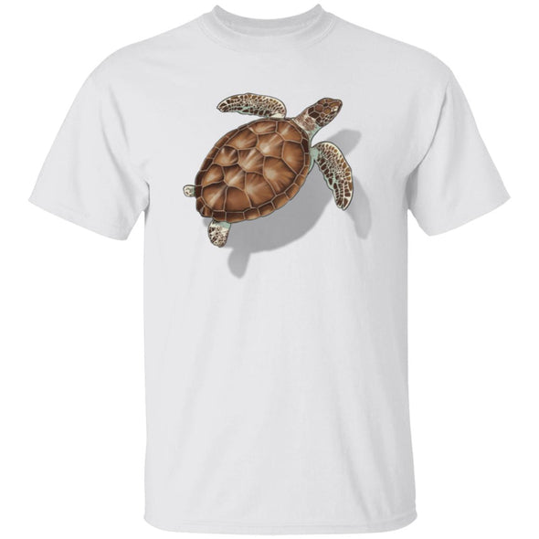 Sea Turtle Shadow Cotton Tee