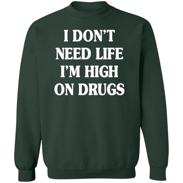 High on Drugs Crewneck Sweatshirt