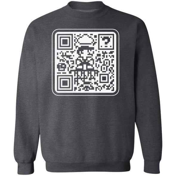 Mario QR Code Crewneck Sweatshirt