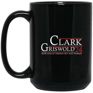 Clark Griswold 24 Black Mug 15oz (2-sided)