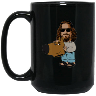 "Just A Chill Guy" Lebowski 15oz Black Mug