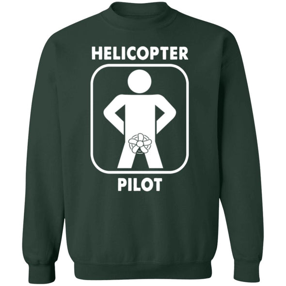 Helicopter Pilot Crewneck Sweatshirt