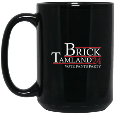 Brick Tamland 24 Black Mug 15oz (2-sided)