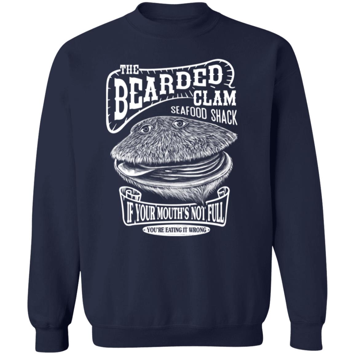 The Bearded Clam Crewneck Sweatshirt – The Dude's Threads