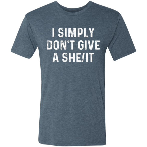 Don't Give A She/It Premium Triblend Tee