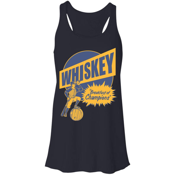 Whiskey Breakfast Flowy Racerback Tank