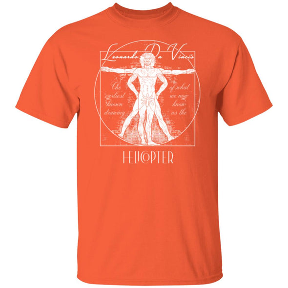 The Vitruvian Helicopter Cotton Tee