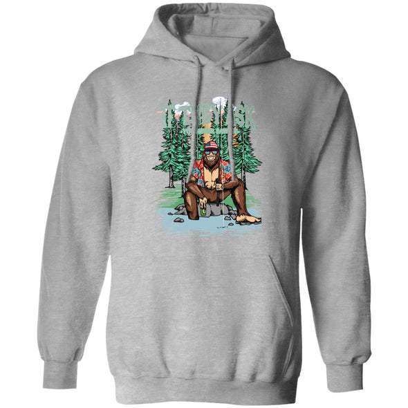 Bigfoot Fishing Hoodie