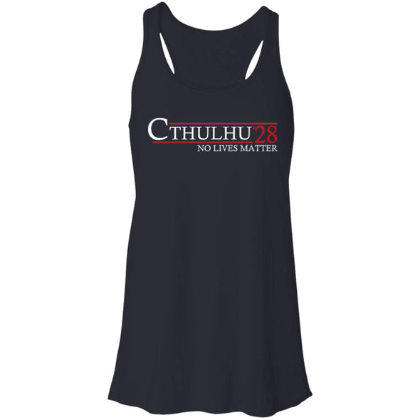 Cthulhu 28  Flowy Racerback Tank