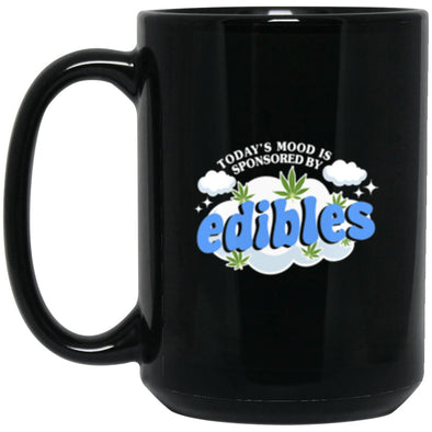 Edibles Black Mug 15oz (2-sided)