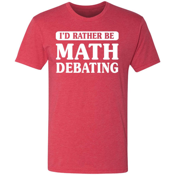 Math Debate Premium Triblend Tee