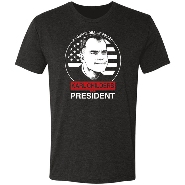 Karl Childers For President Premium Triblend Tee