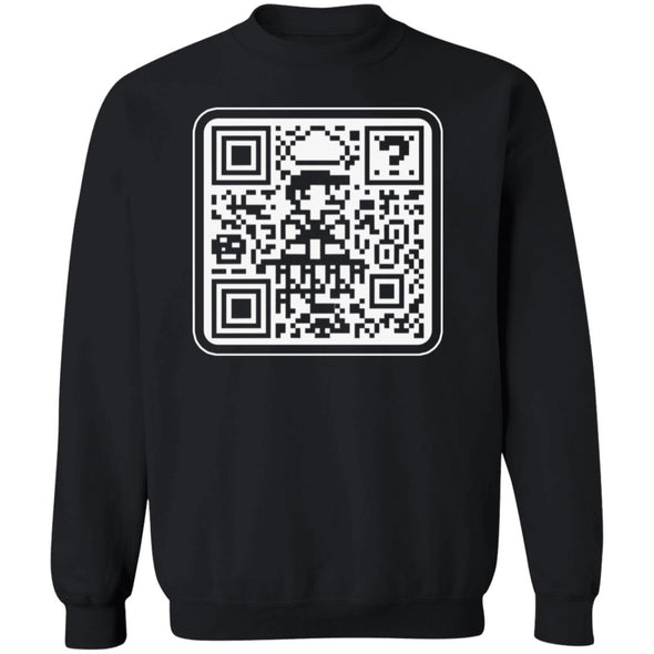 Mario QR Code Crewneck Sweatshirt