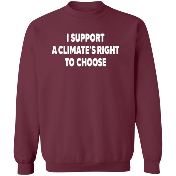 Climate's Right To Choose Crewneck Sweatshirt