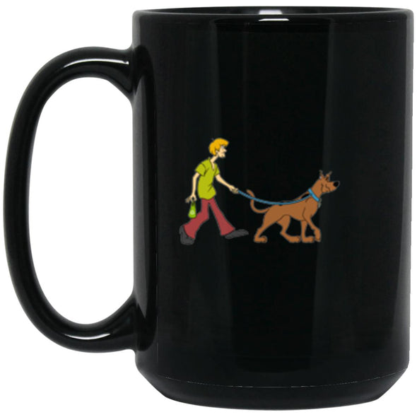 Scooby Doobie Poo 15oz Black Mug