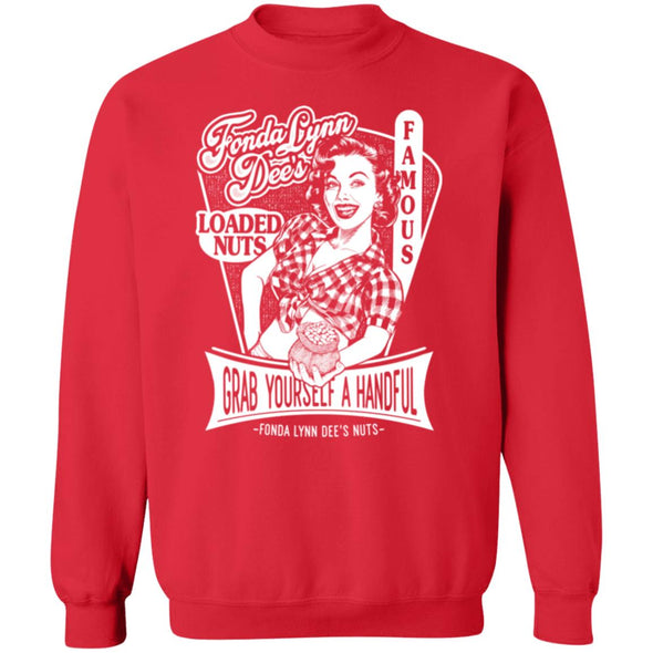 Fonda Lynn Dee's Nuts Crewneck Sweatshirt