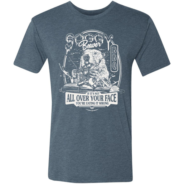 Soggy Beaver Barbecue Premium Triblend Tee