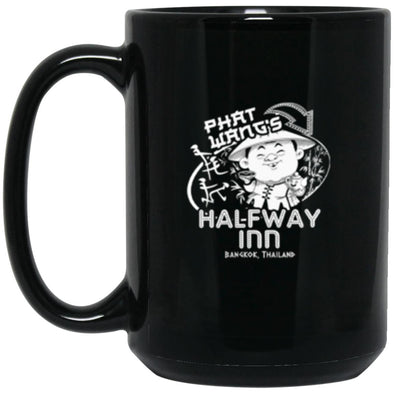 Phat Wangs Halfway Inn 15oz Black Mug