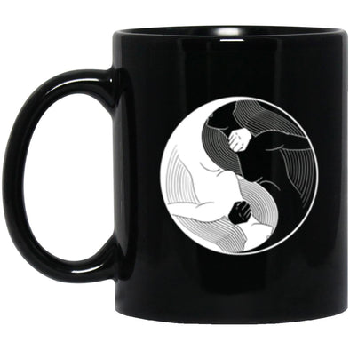 Yin Yang 69 Black Mug 11oz (2-sided)