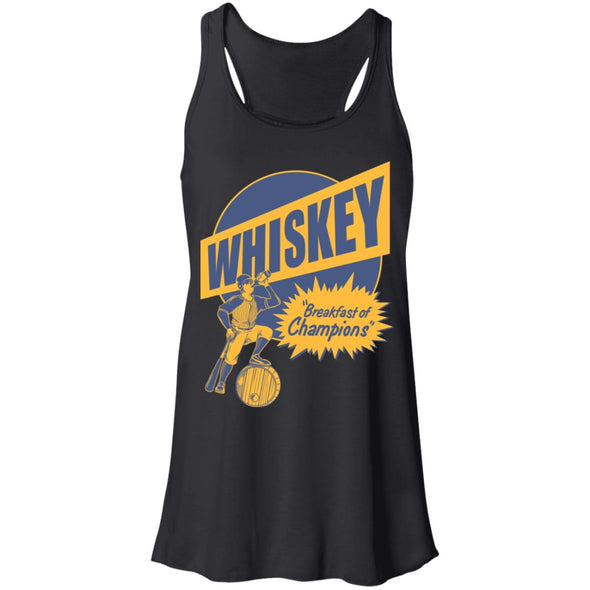 Whiskey Breakfast Flowy Racerback Tank