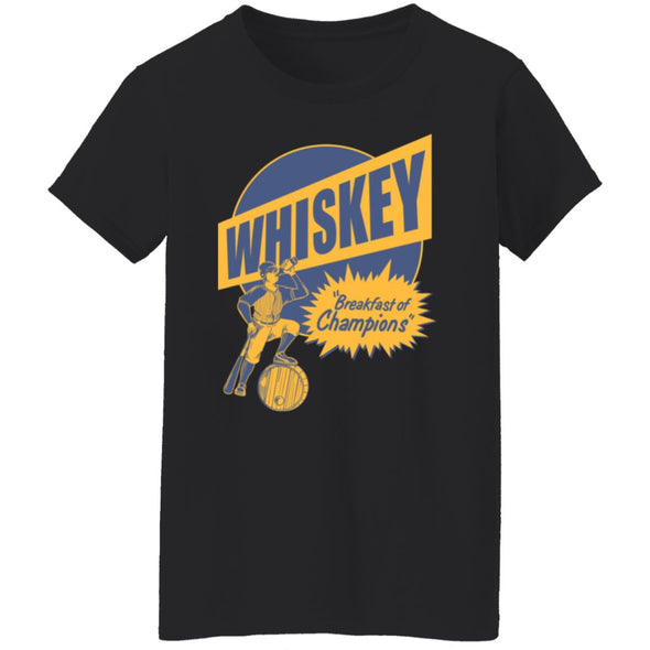 Whiskey Breakfast Ladies Cotton Tee