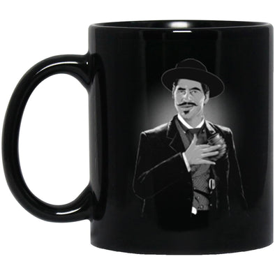 Doc Holliday Black Mug 11oz (2-sided)