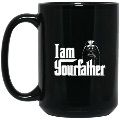 Your Father Black Mug 15oz (2-sided)