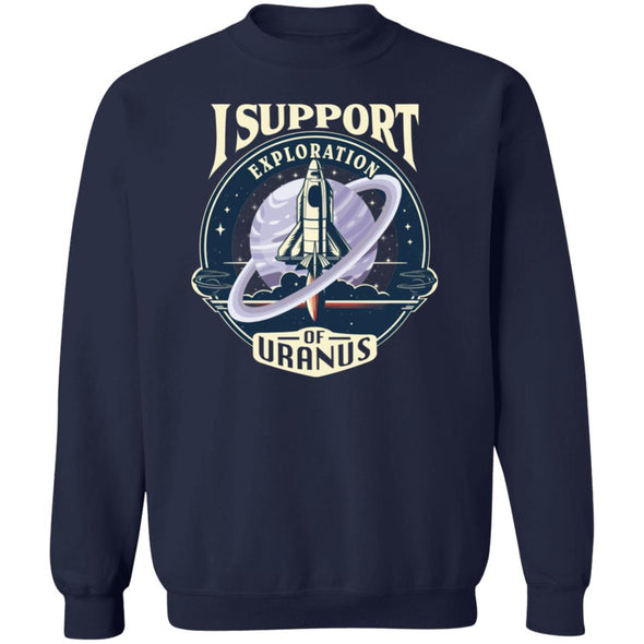 Exploration Of Uranus Crewneck Sweatshirt