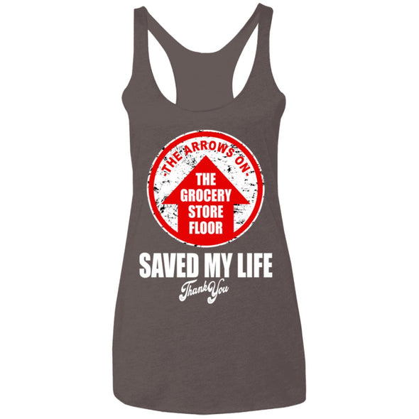 Arrows Saved My Life Ladies Racerback Tank