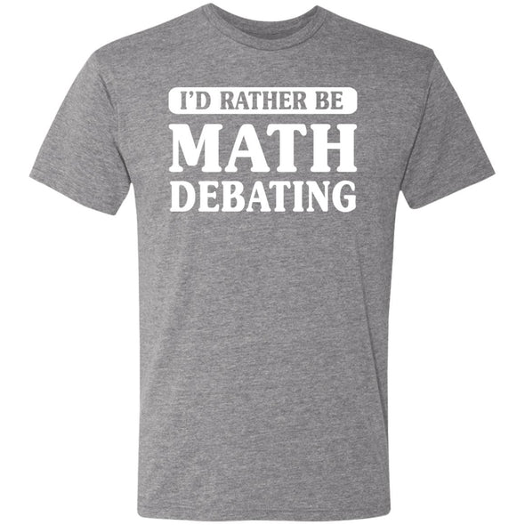 Math Debate Premium Triblend Tee