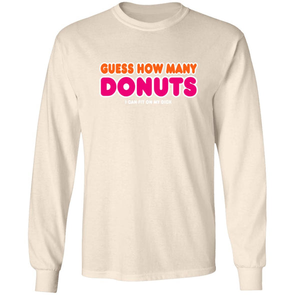 How Many Donuts? Heavy Long Sleeve